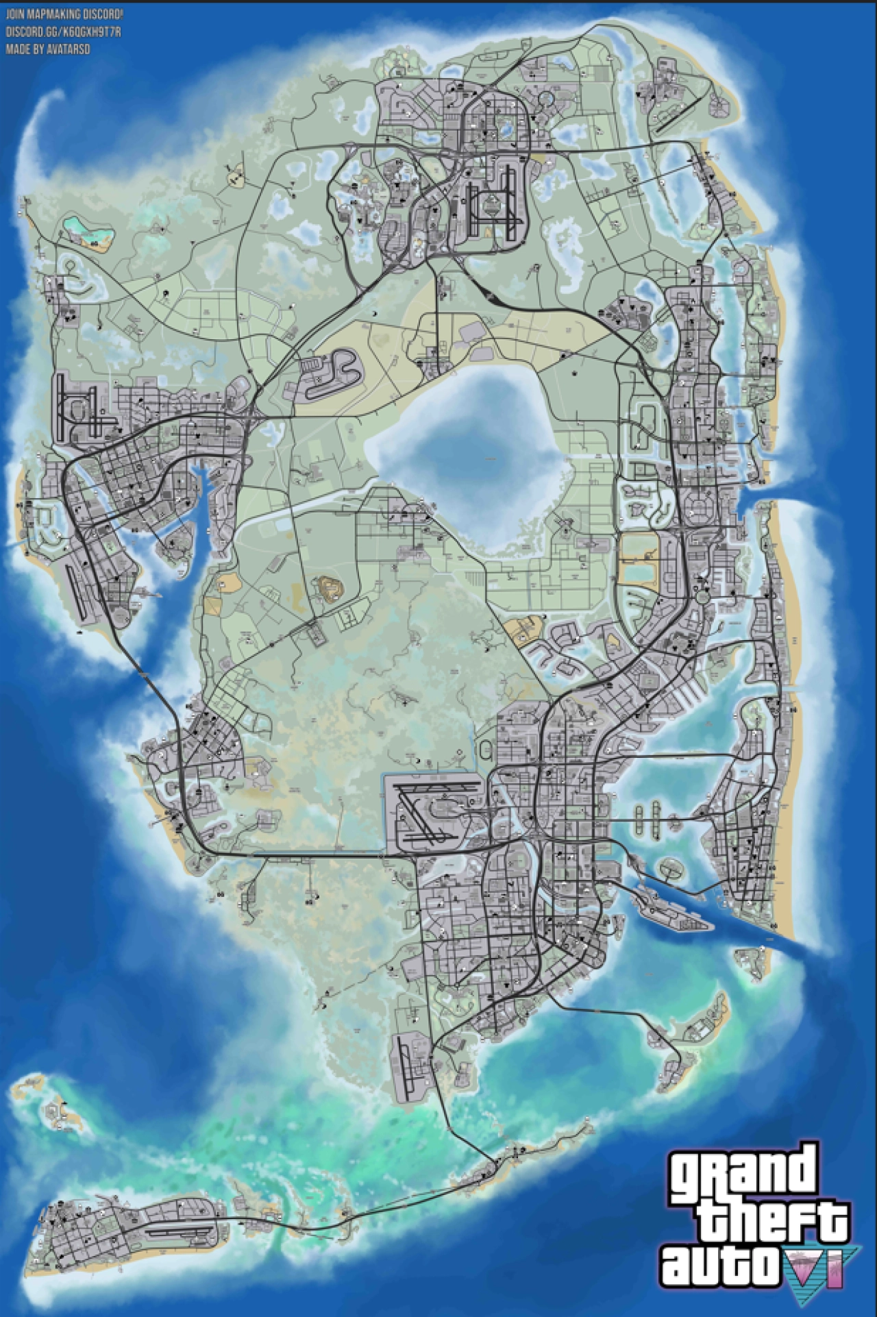 GTA V Style GTA VI Map By avatarsd