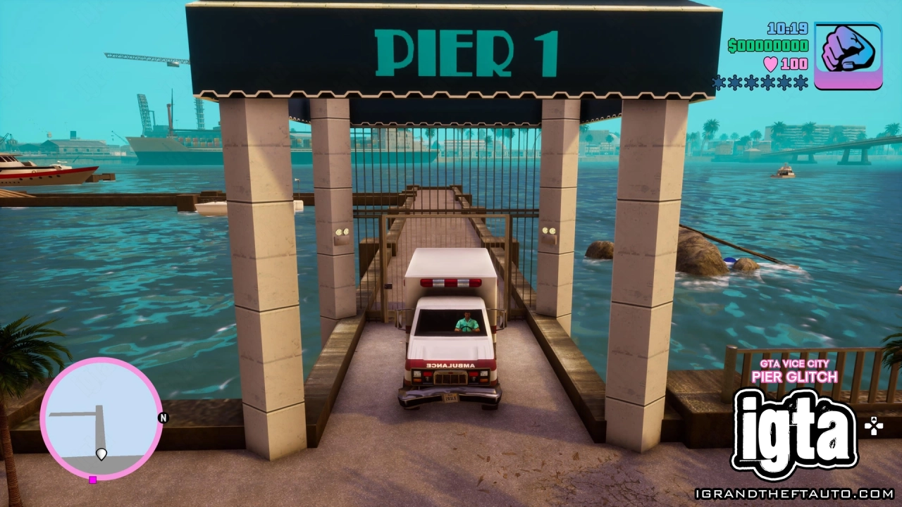 GTA Vice City Pier Glitch 4