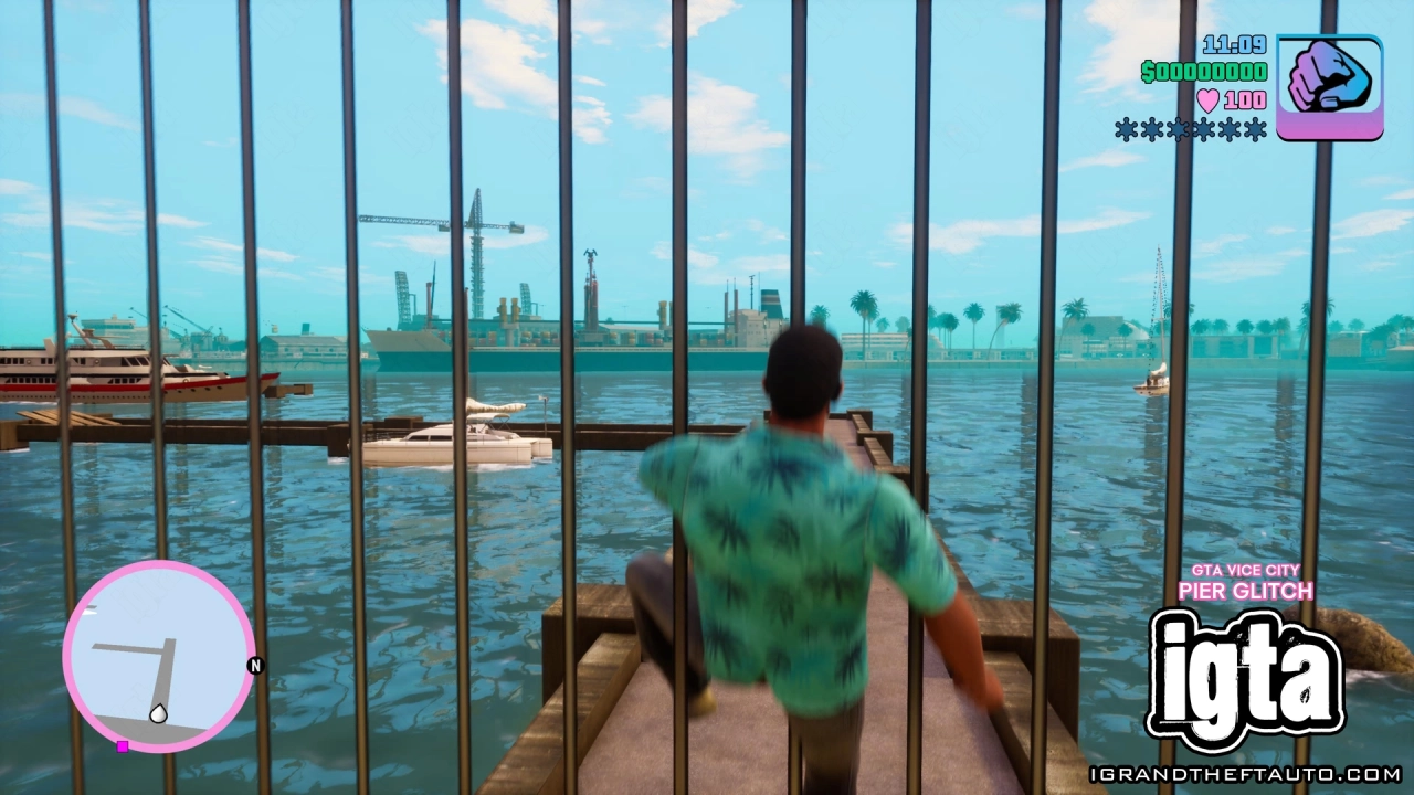GTA Vice City Pier Glitch 7