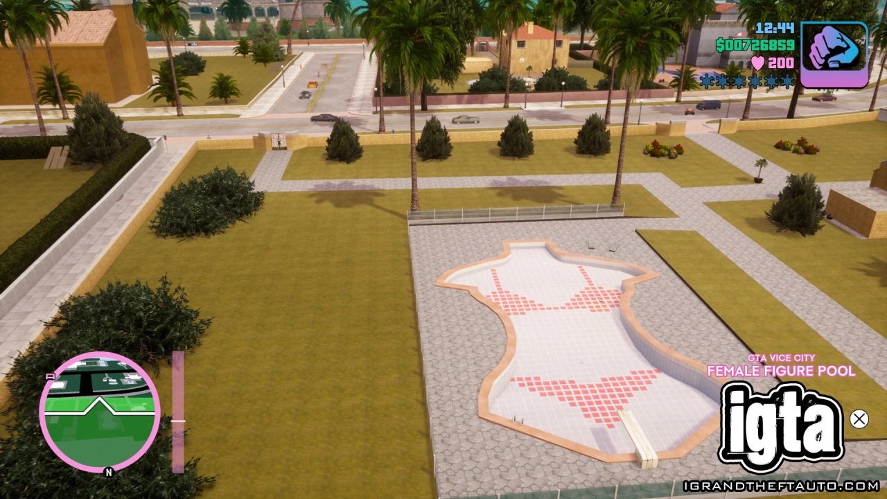 GTA Vice City Secrets - Female Figure Pool