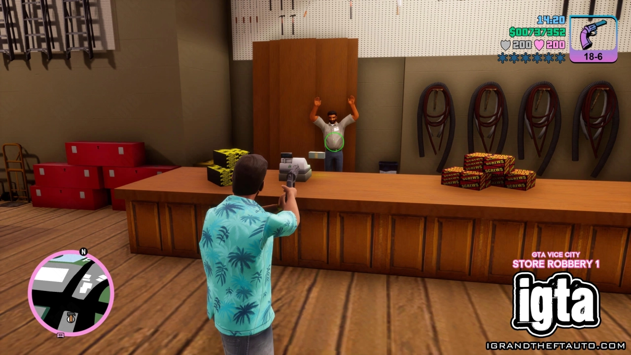 GTA Vice City  Store Robbery 1 2