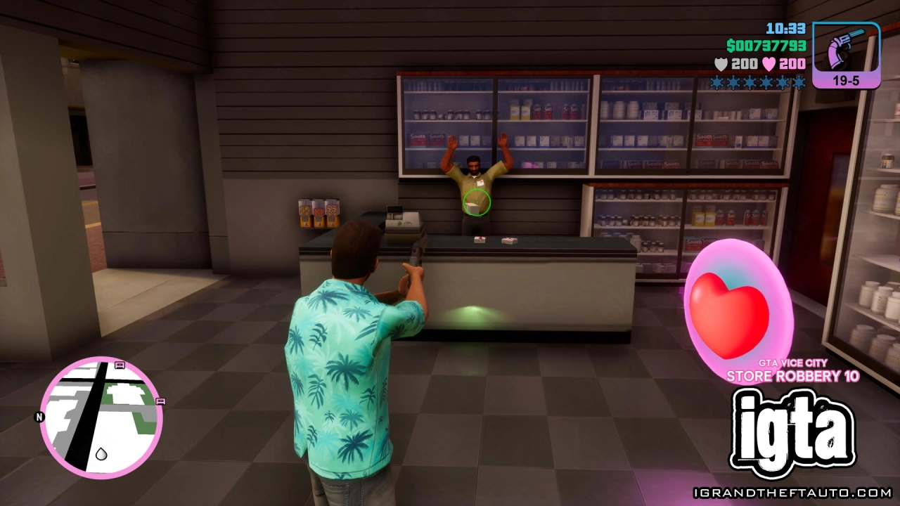 GTA Vice City  Store Robbery 10 2