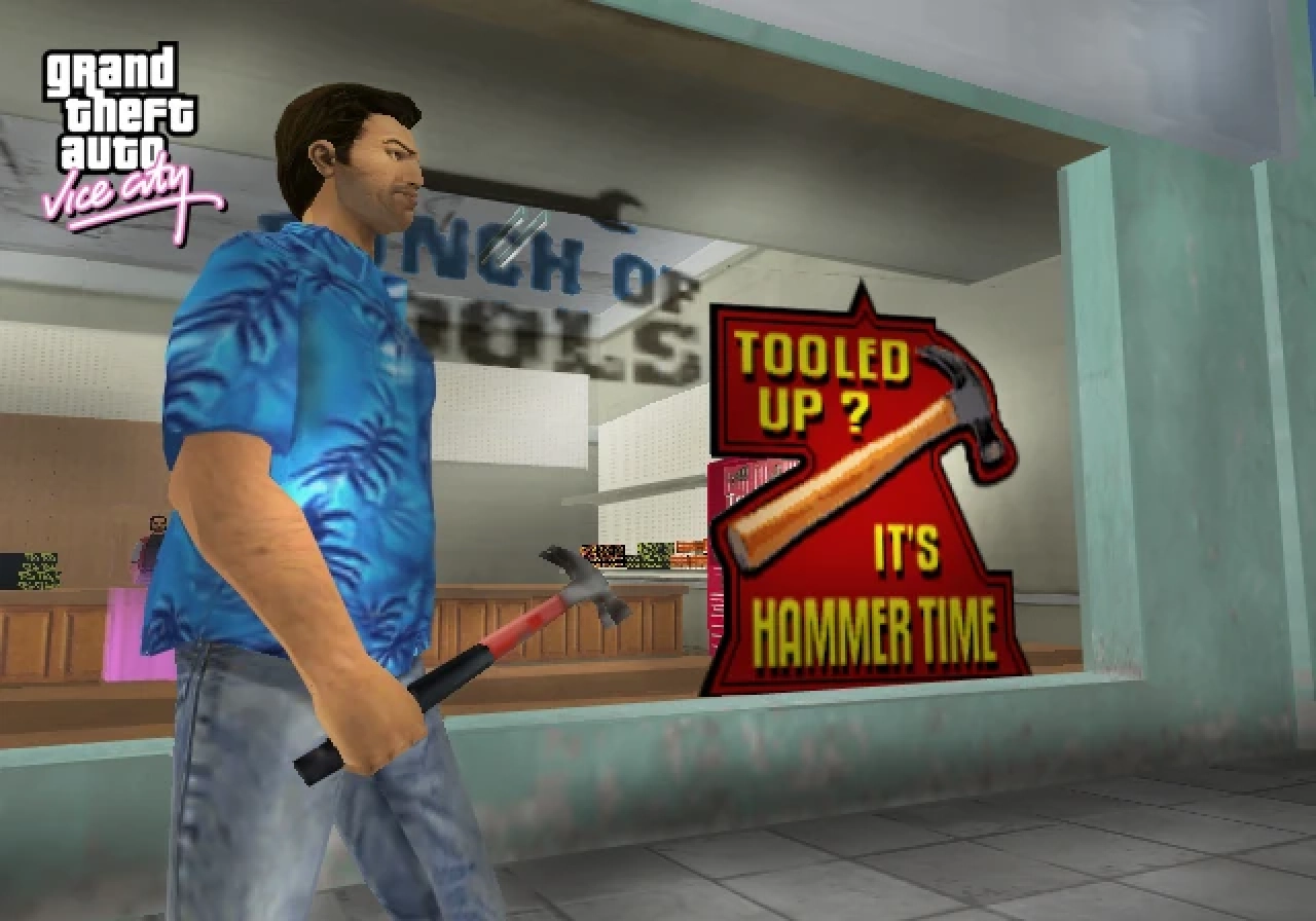 GTA VC Weapons Hammer