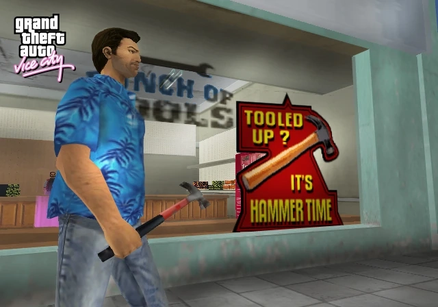 GTA VC Weapons Hammer