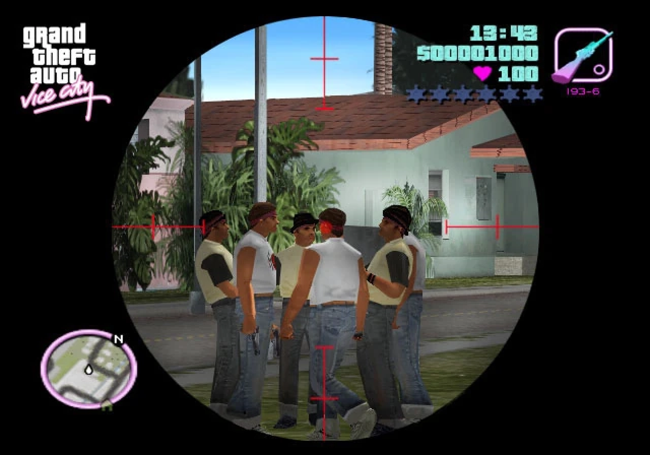 GTA VC Weapons Laser Sniper2