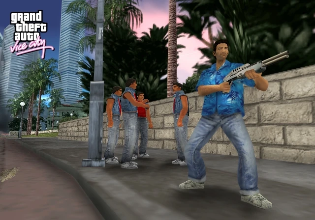 GTA VC Weapons Spas 12 Shotgun