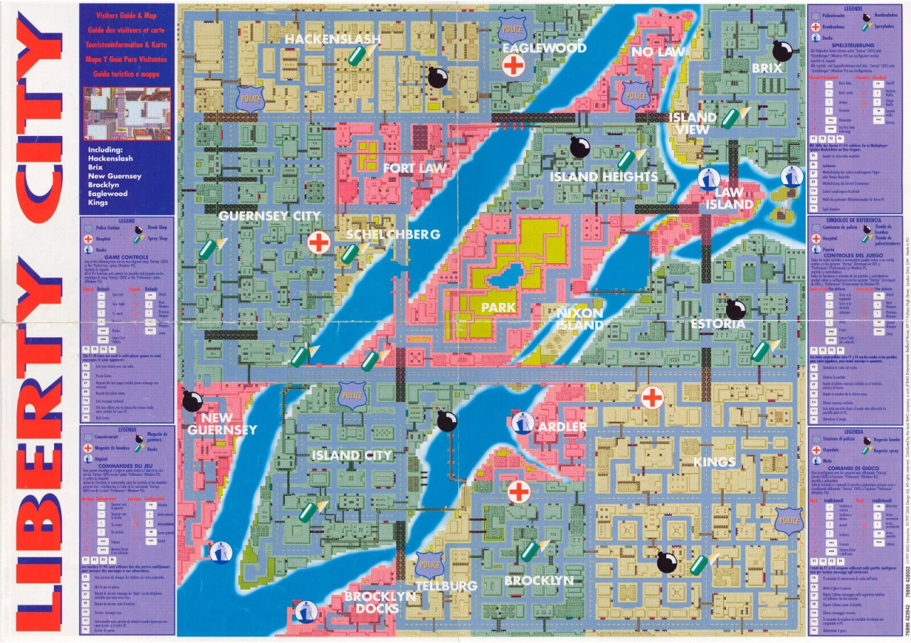 Original GTA Map