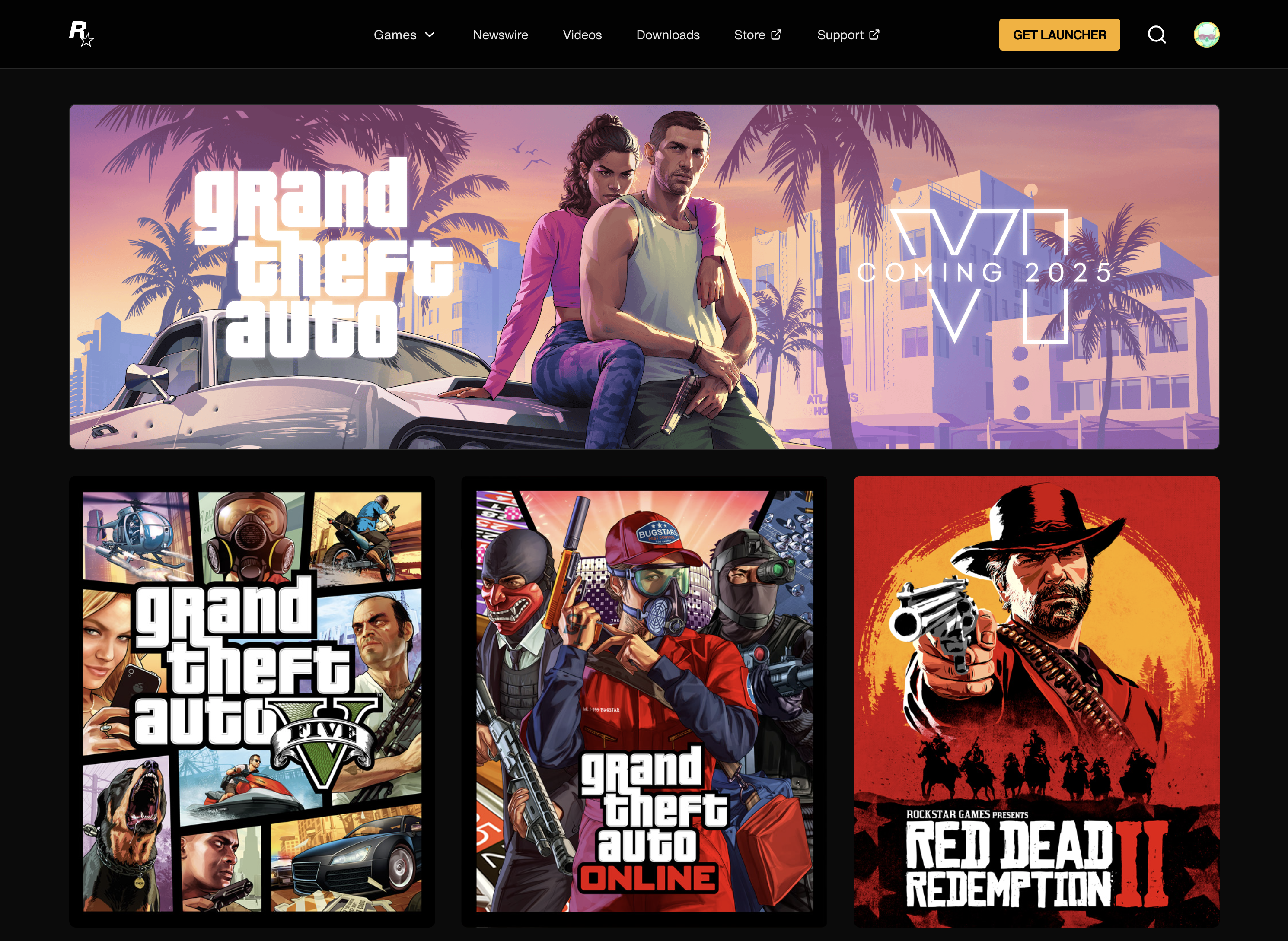 Rockstar Games Website Games Page March 8th, 2024 Rockstar Games Website Games Page March 8th, 2024