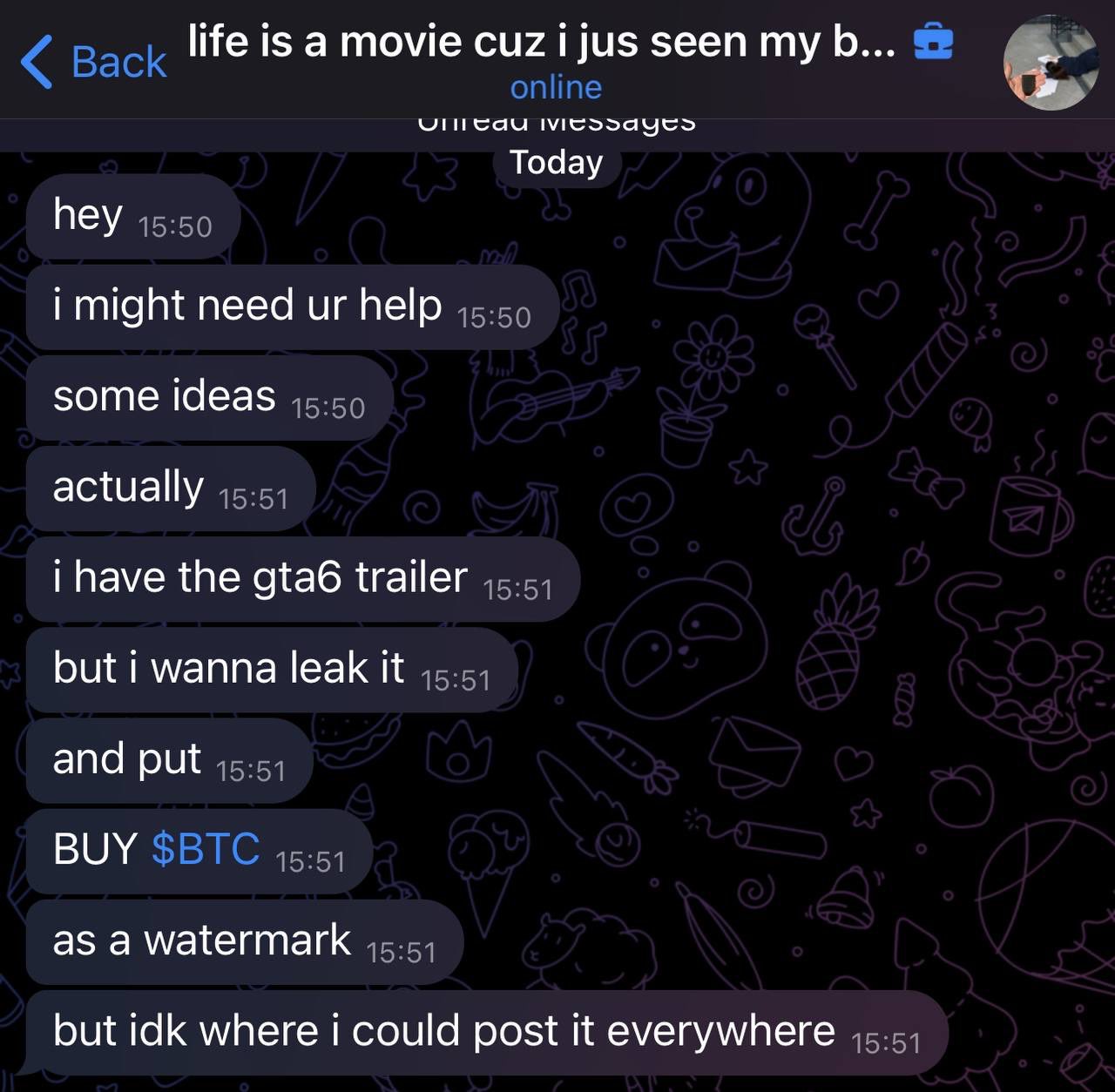 Skenkir Trailer 1 Leak Messages Skenkir Trailer 1 Leak Messages