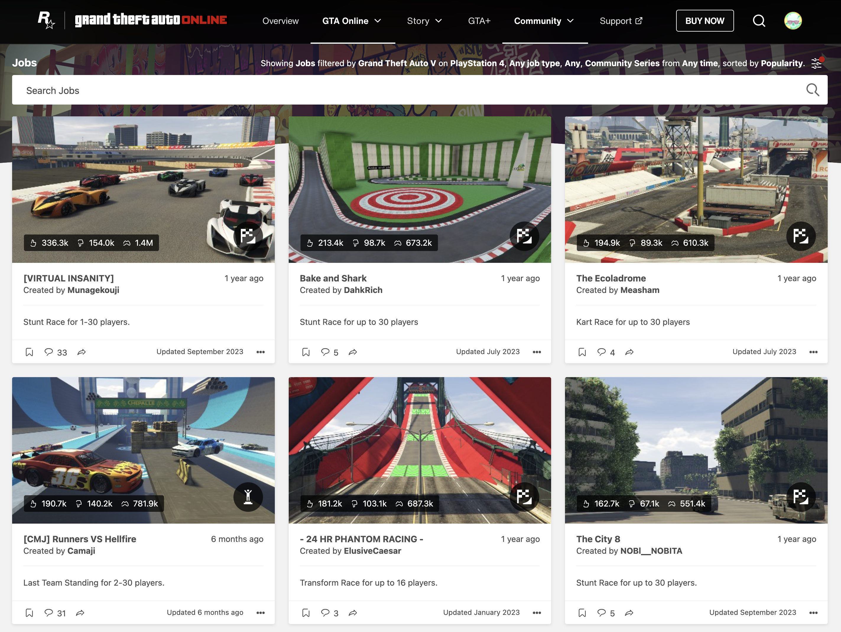 Social Club GTA Online Jobs