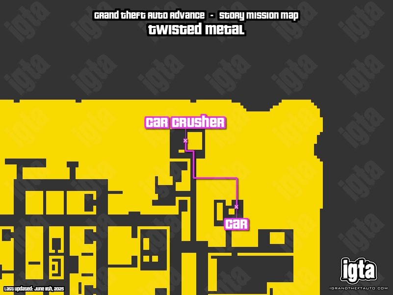 GTA Advance Twisted Metal Map