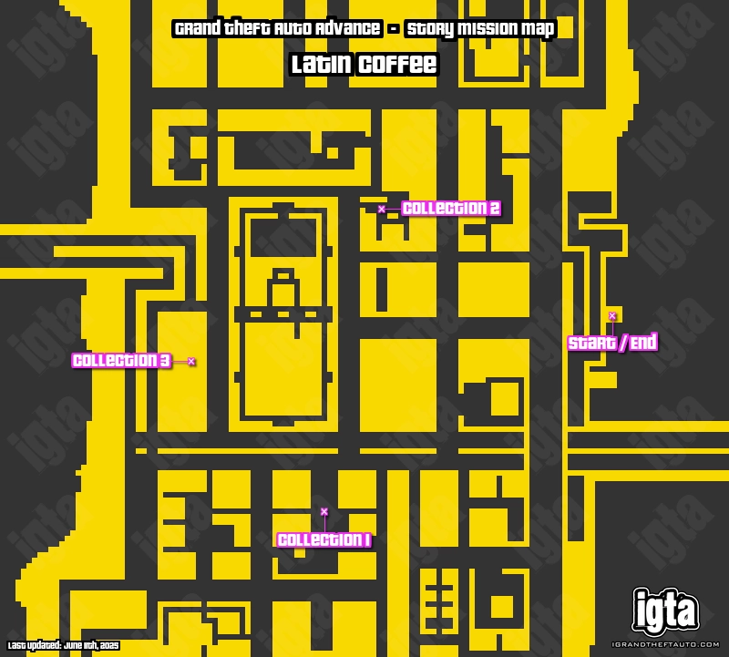 GTA Advance Latin Coffee Map