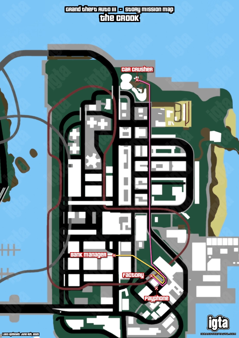 GTA III The Crook Map