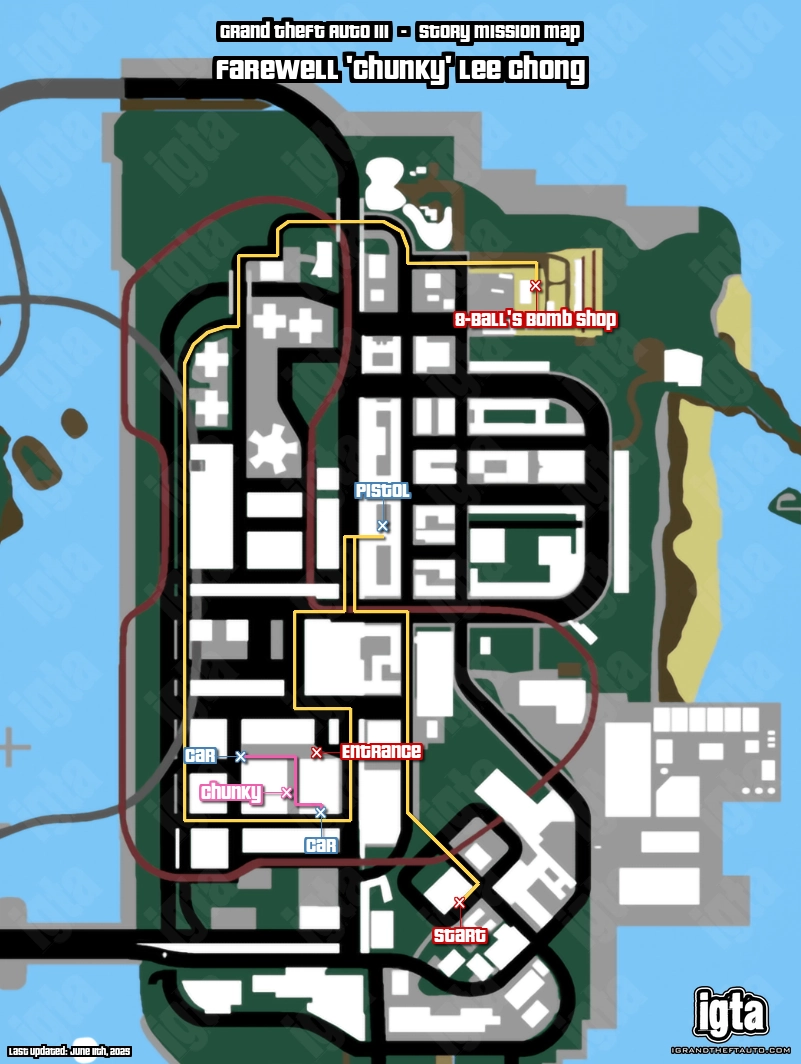 GTA III Farewell 'Chunky' Lee Chong Map