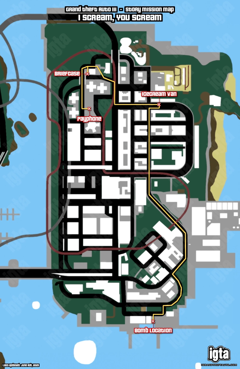 GTA III I Scream, You Scream Map