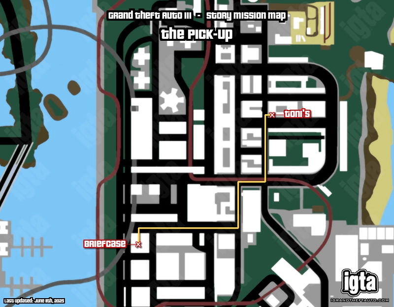 GTA III The Pick-Up Map