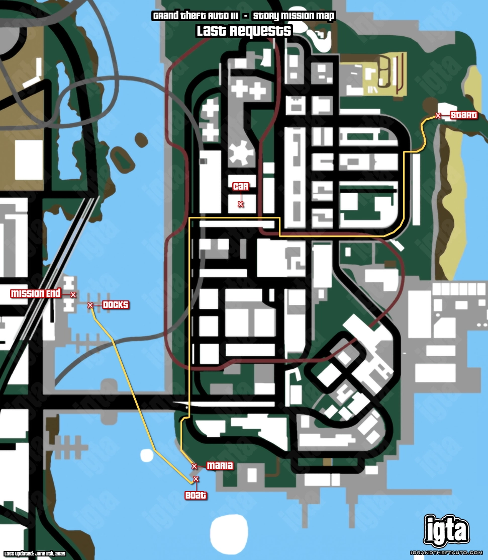 GTA III Last Requests Map