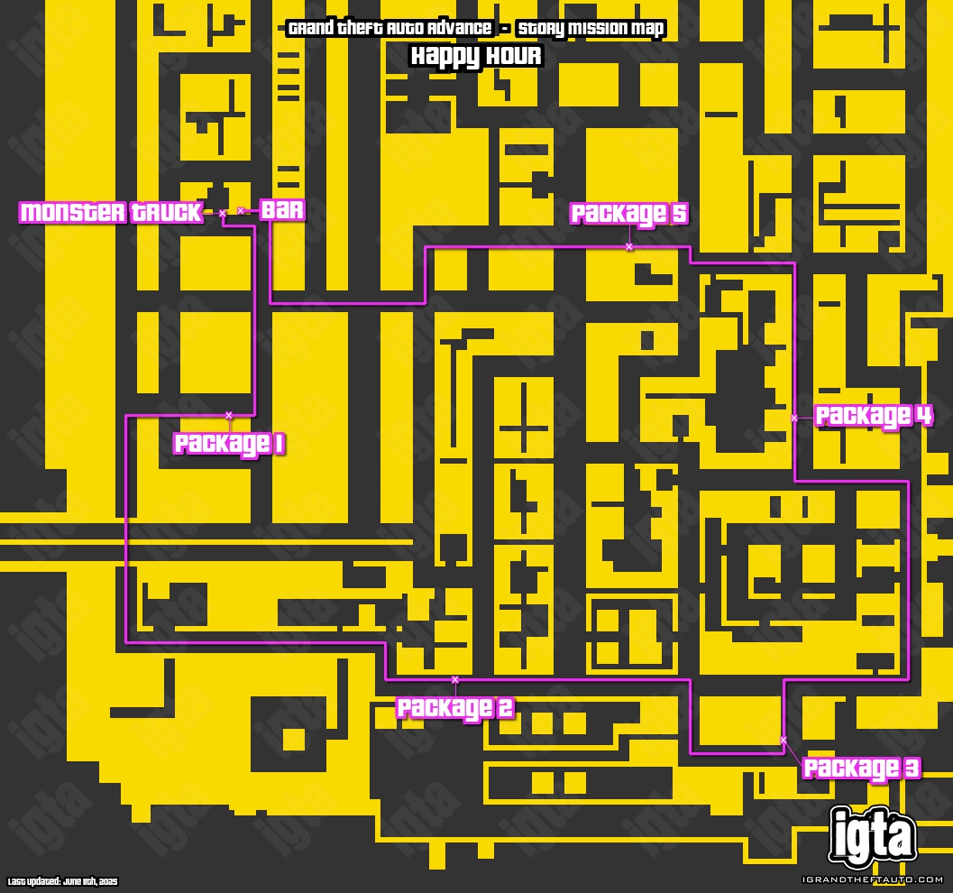 GTA Advance Happy Hour Map