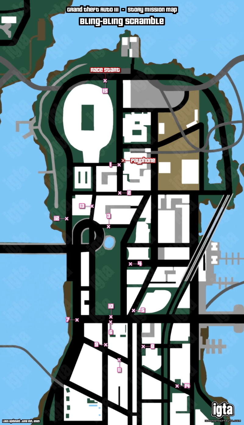 GTA III Bling-Bling Scramble Map