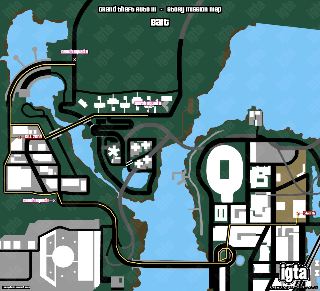 GTA III Bait Map