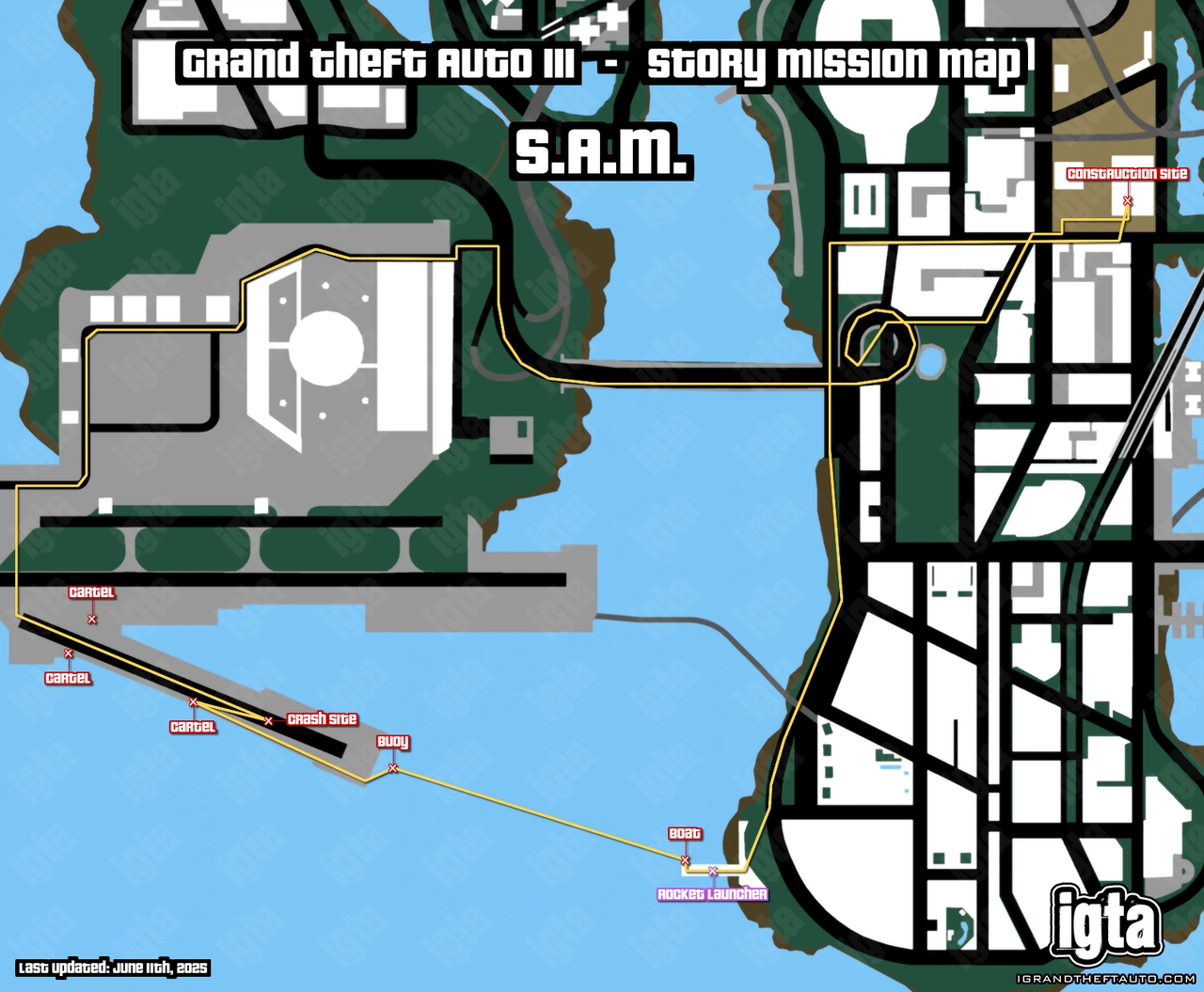 GTA III S.A.M. Map