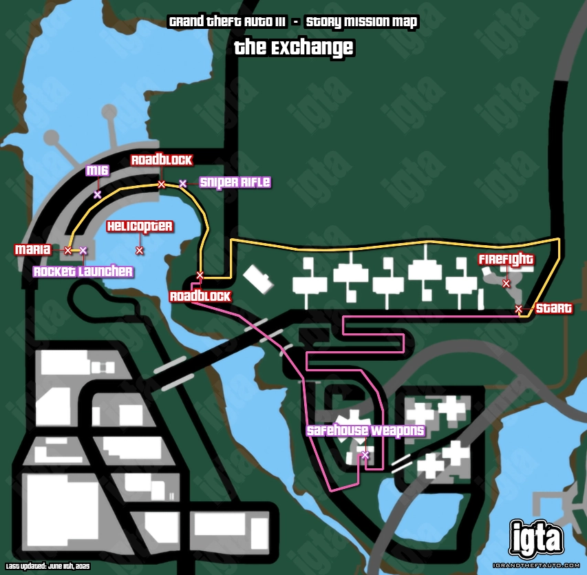 GTA III The Exchange Map