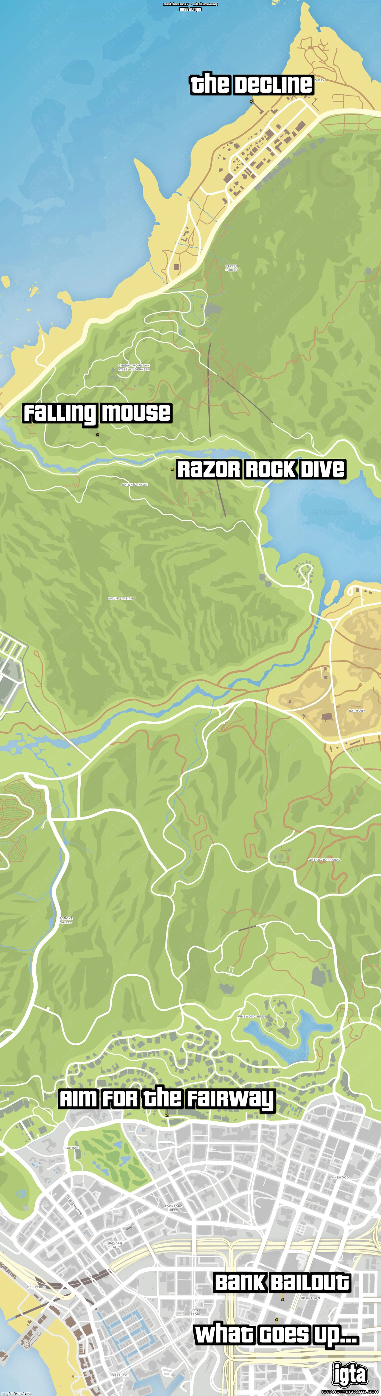 GTA V BASE Jumps Map