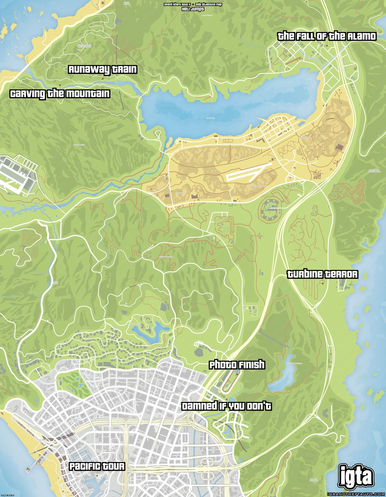 GTA V Heli Jumps Map