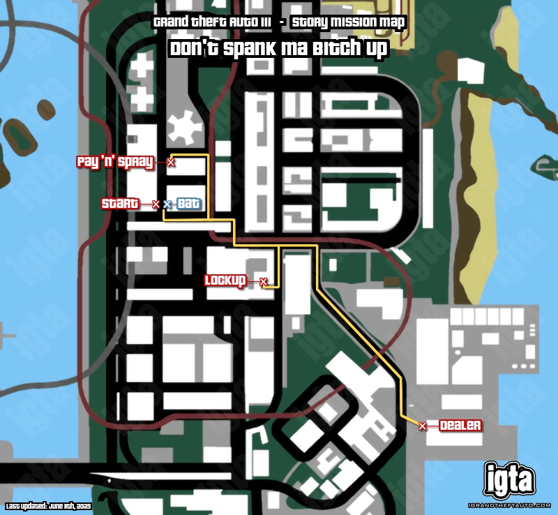 GTA III Don't Spank Ma Bitch Up Map