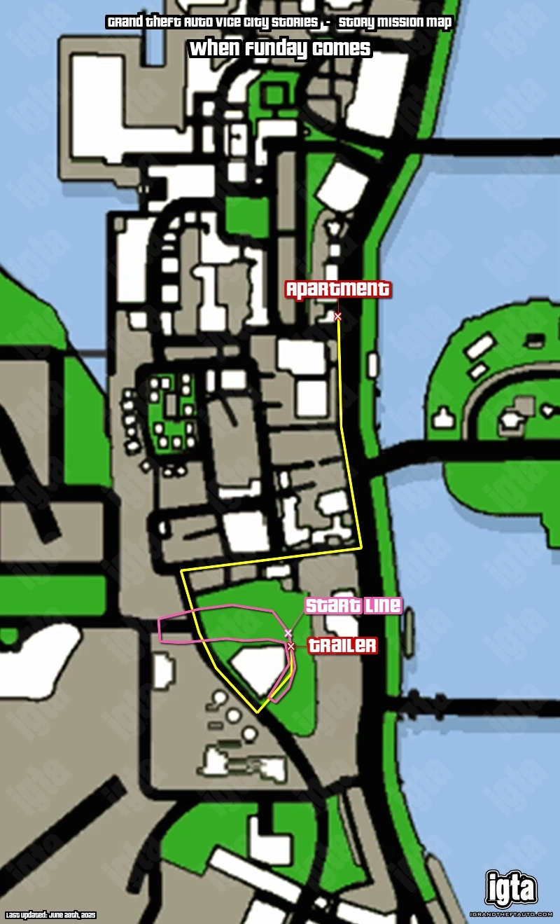 GTA Vice City Stories When Funday Comes Map