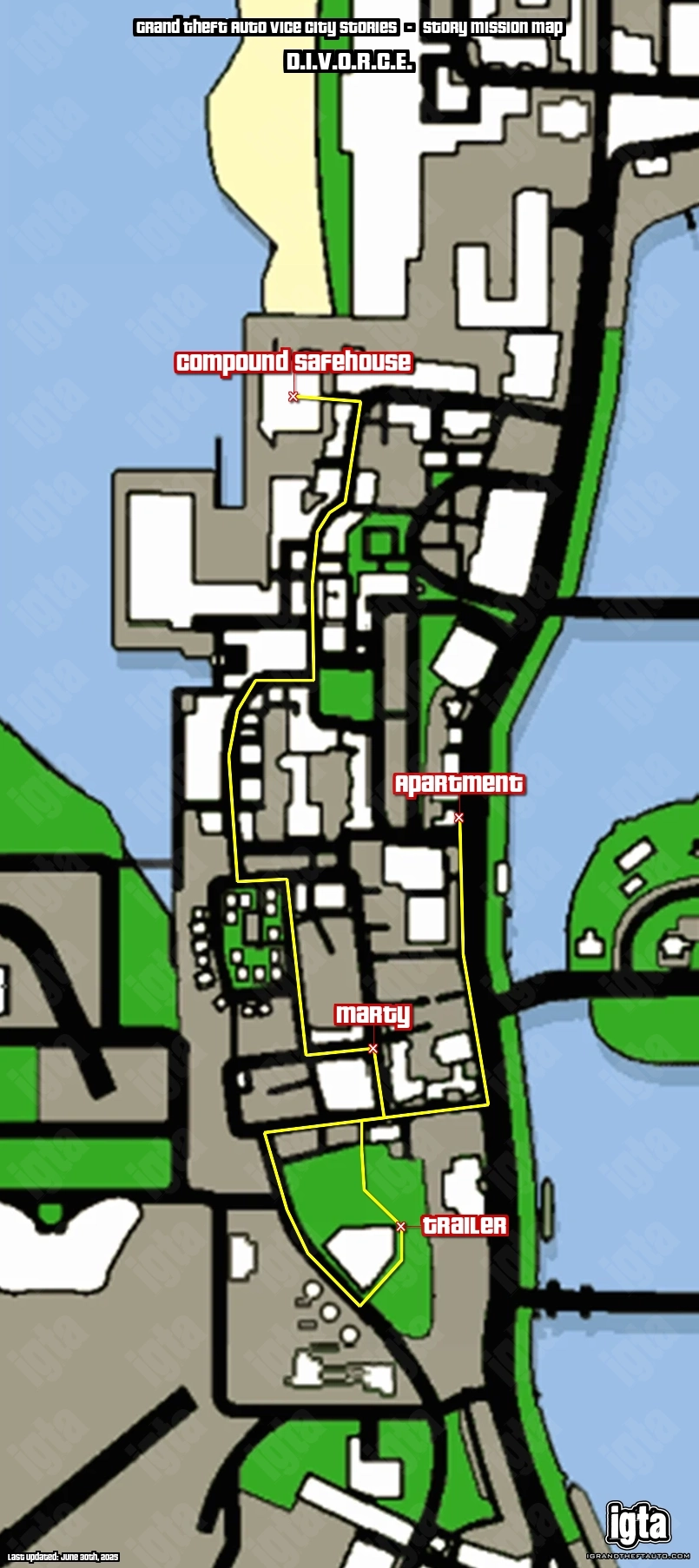 GTA Vice City Stories D.I.V.O.R.C.E. Map