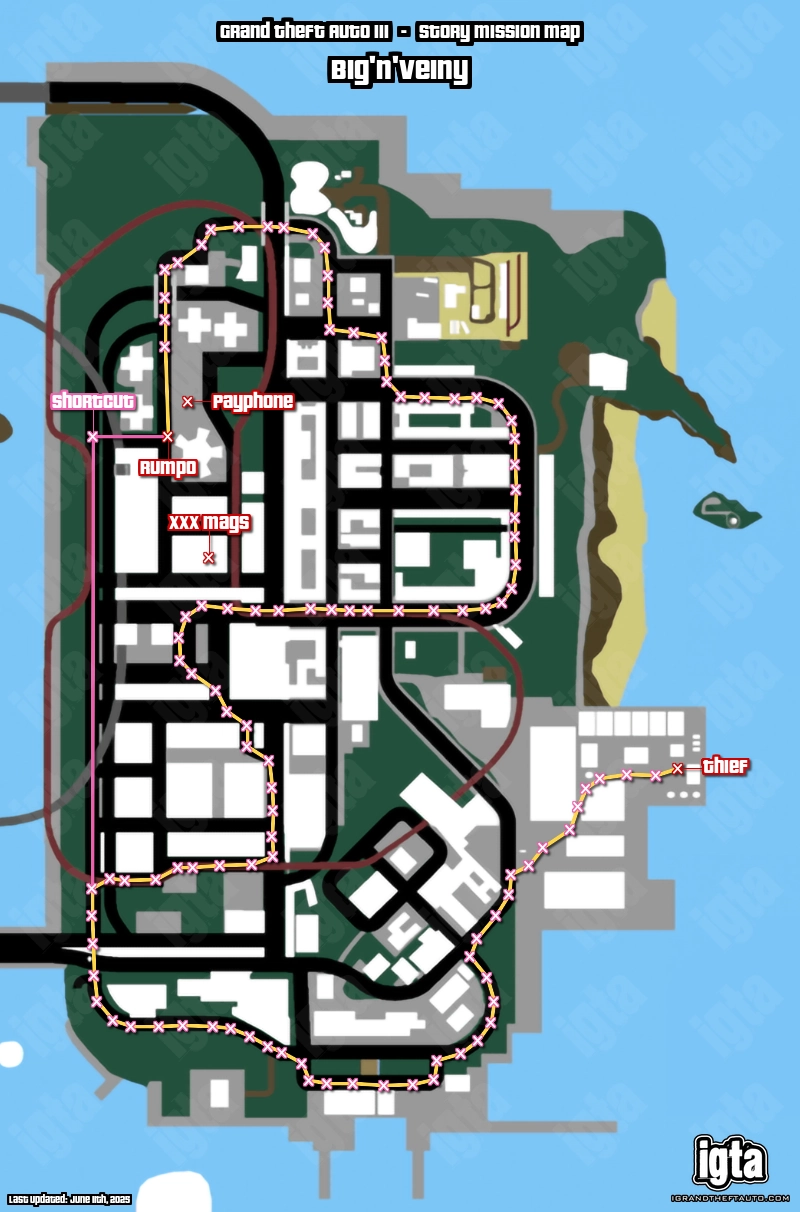 GTA III Big'n'Veiny Map