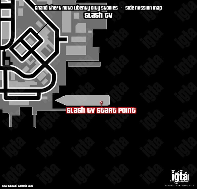 GTA Liberty City Stories Slash TV Map