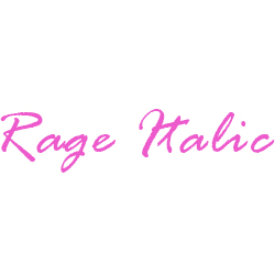 Rage Italic Font
