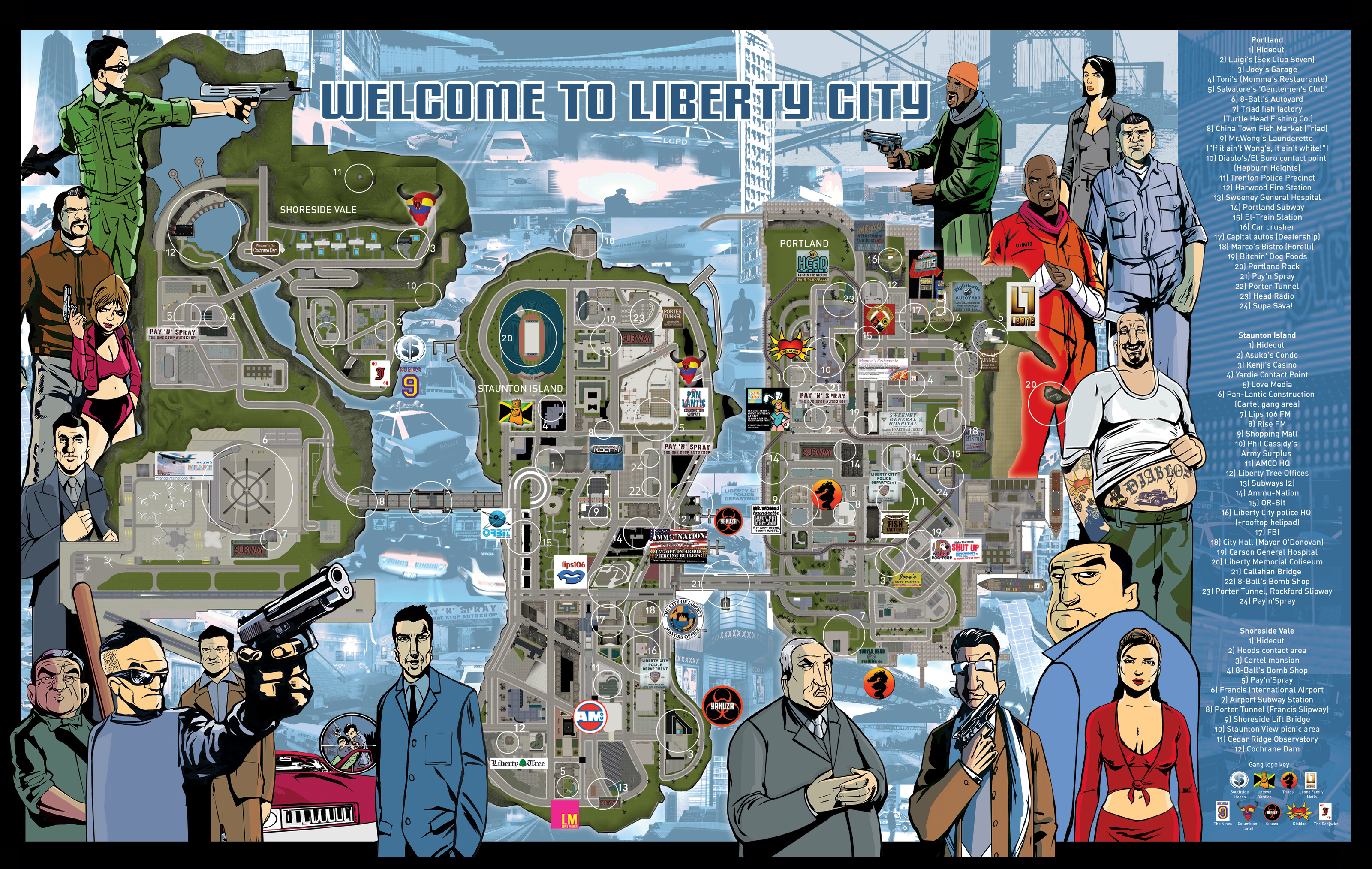 GTA Trilogy Redditor comes up with concept that combines the maps of all 3  games