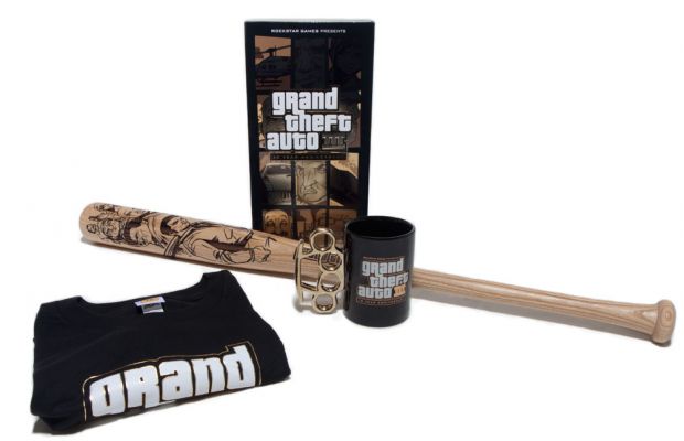 GTA III Anniversary Items: Figure, Shirt, Mug, Bat