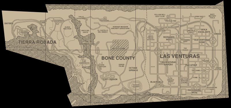 Las Venturas Map