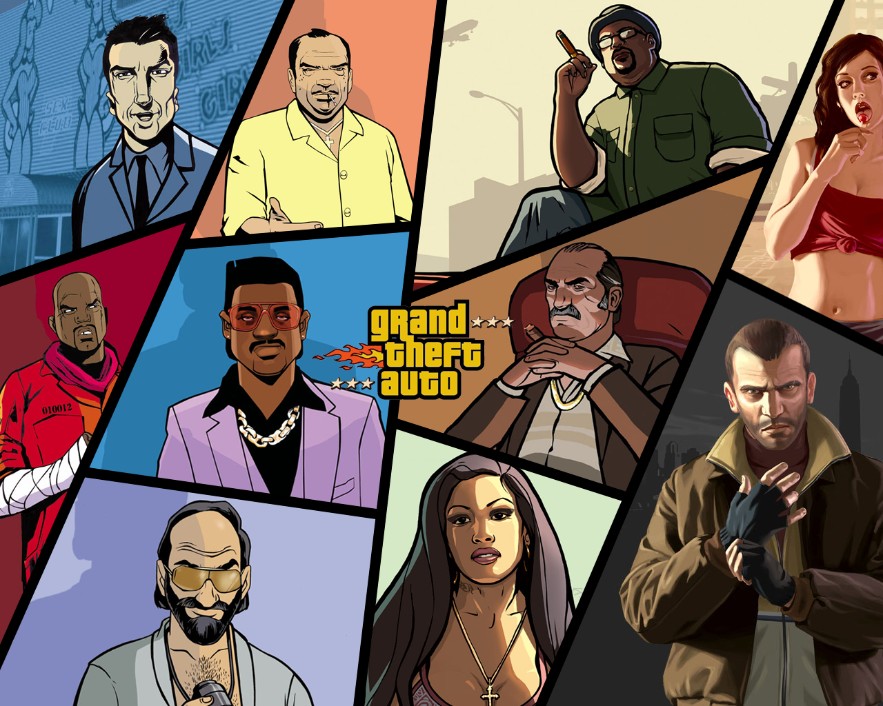 The History Of GTA 4:3 Desktop Wallpaper