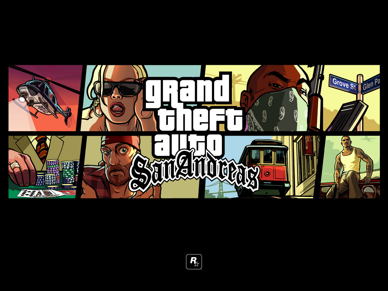 San Andreas Box Art Wallpaper