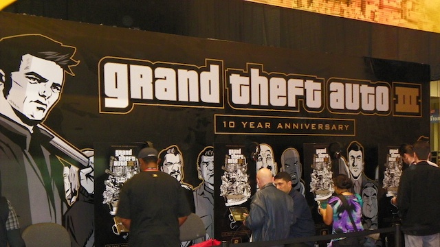 Rockstar Games booth at NY Comic Con