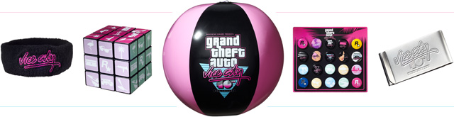 Vice City 10th Anniversary Collectibles