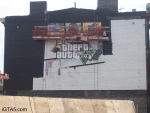 GTA V Cover Art Ad in NYC Being Painted 2