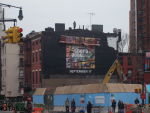 GTA V Cover Art Ad in NYC Being Painted 5