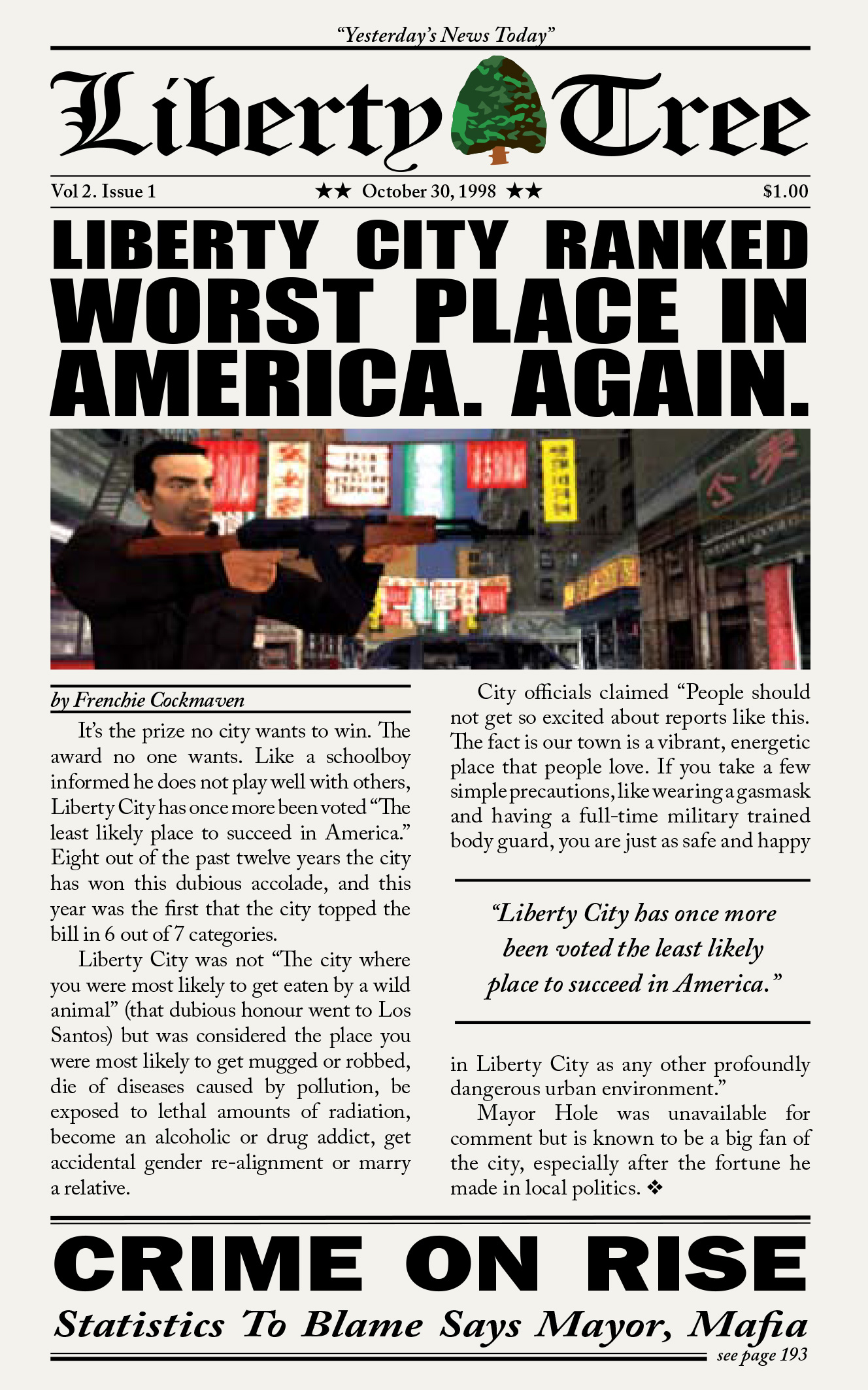 Liberty City Stories Manual Cover