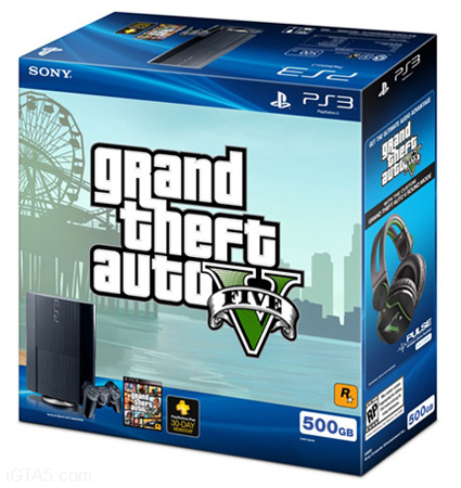 GTA V and PS3 Bundle Package