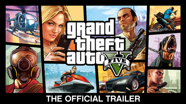 GTA V Official Trailer Artwork