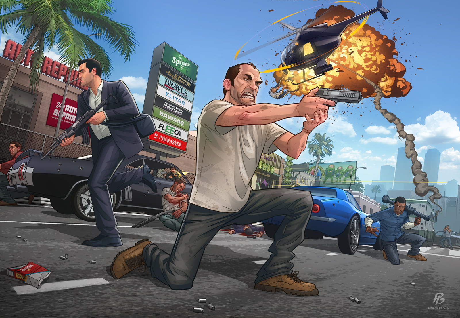 Patrick Brown's GTA V - Launch Piece