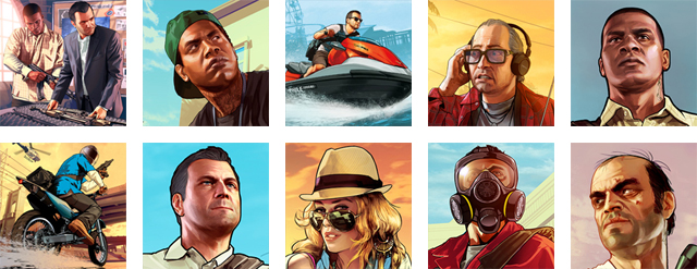 PSN & XBL GTA V Avatars 2