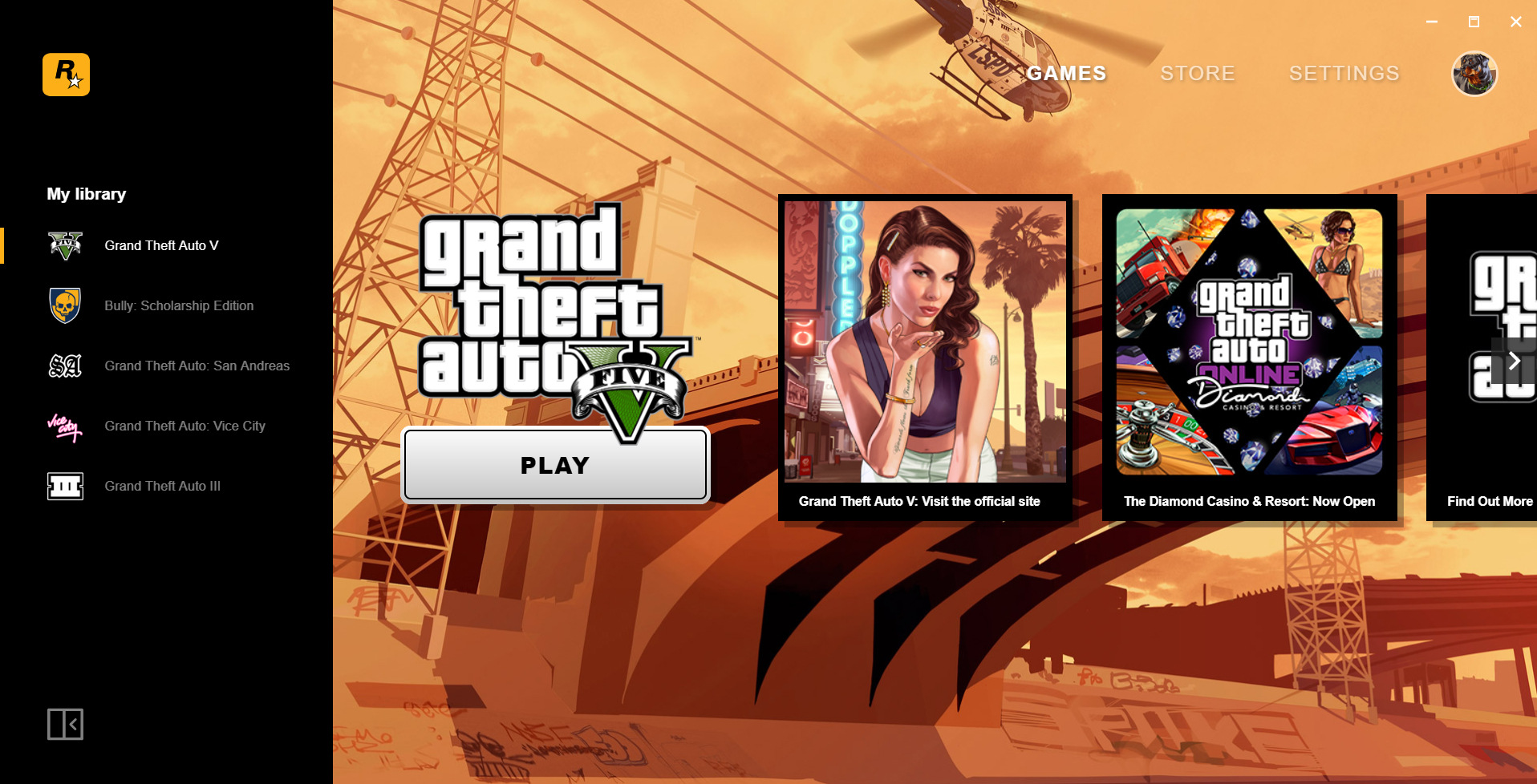 Rockstar Games Launcher