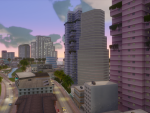 The sun begins to rise in Vice City